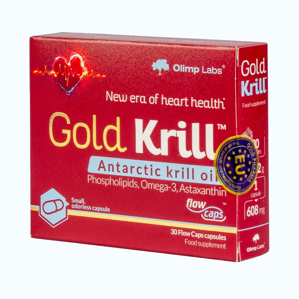 OLIMP LABS Gold Krill Bổ Sung EPA & DHA Hộp 30v 3