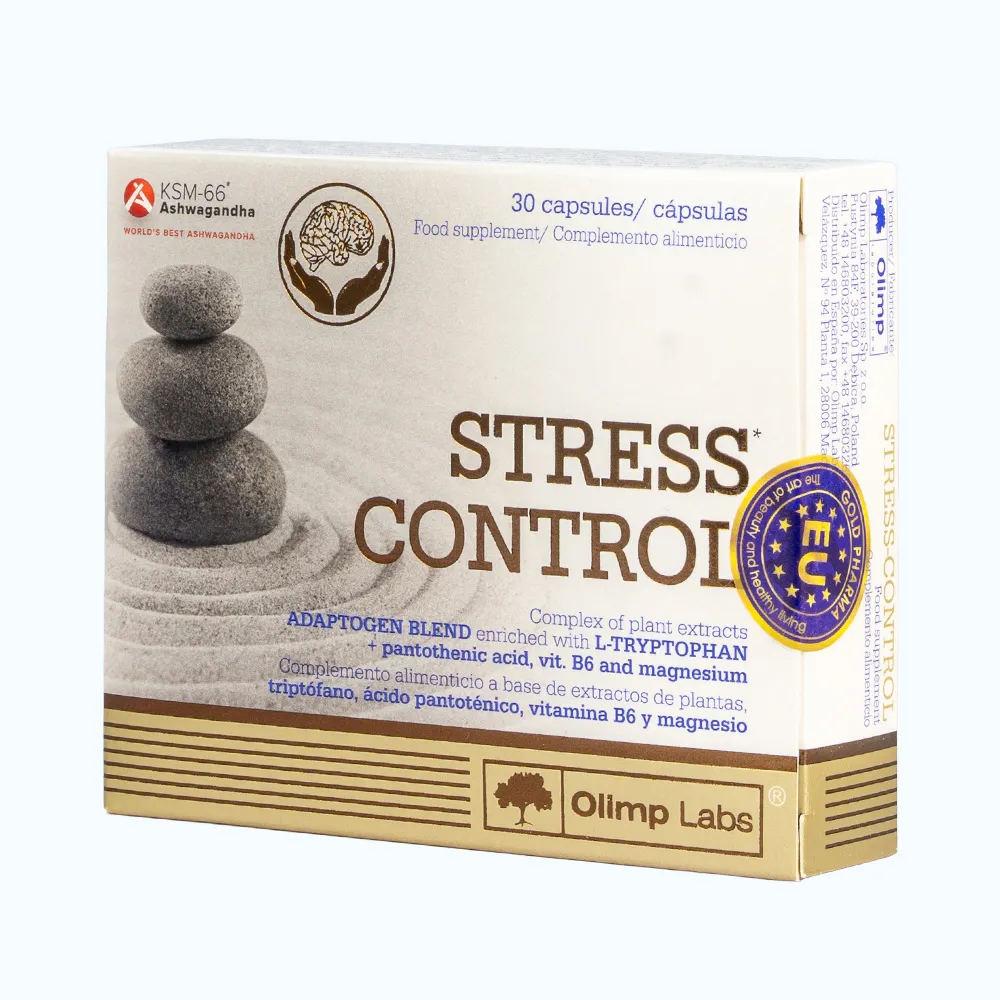 OLIMP LABS StressControl Hỗ Trợ Hệ Thần Kinh & Giảm Căng Thẳng Hộp 30v 3