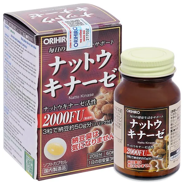 Thực phẩm bảo vệ sức khoẻ: Orihiro Nattokinase Capsule
