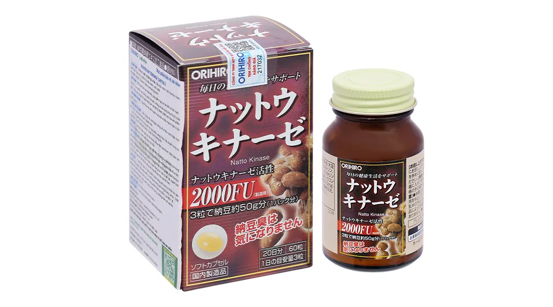 Thực phẩm bảo vệ sức khoẻ: Orihiro Nattokinase Capsule 2