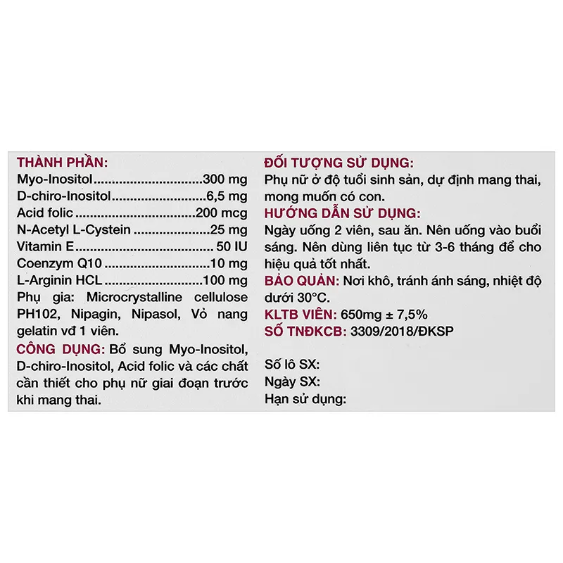 Thực phẩm bảo vệ sức khoẻ: OVAQ Plus 11