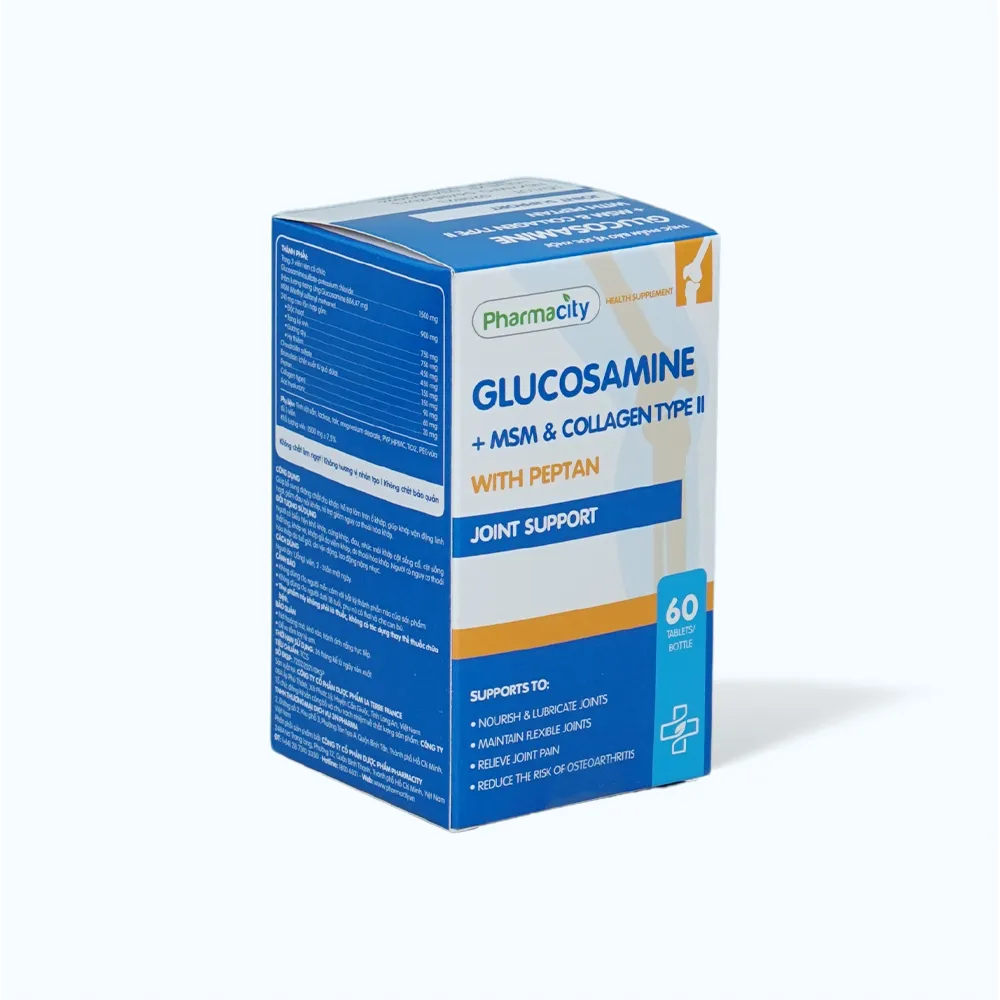 Pharmacity Glucosamine (lọ 60 viên) giúp giảm đau, viêm khớp, thoái hóa khớp 2