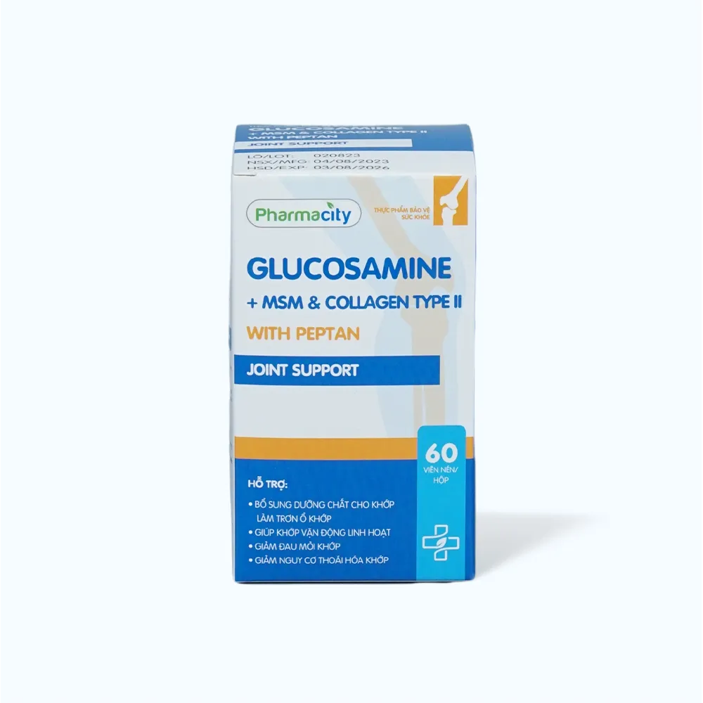 Pharmacity Glucosamine (lọ 60 viên) giúp giảm đau, viêm khớp, thoái hóa khớp 4