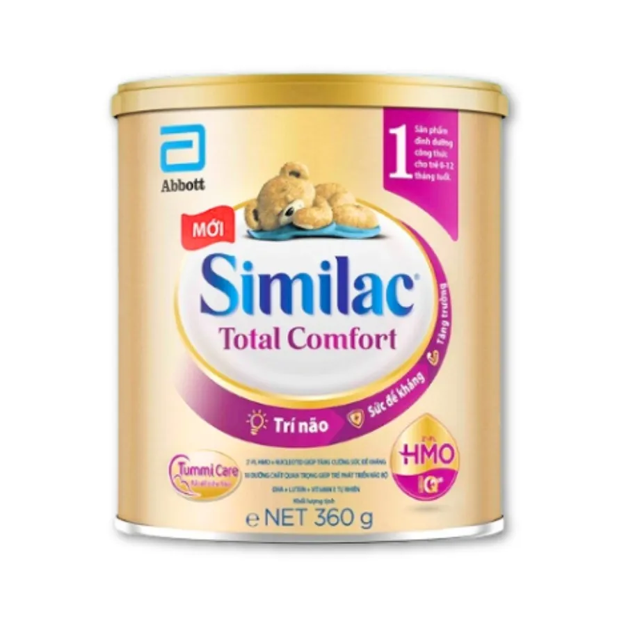 Sữa Bột Similac Total Comfort 0+ giảm nôn trớ, quấy khóc, đầy hơi ở trẻ từ 0 đến 12 tháng (360g)