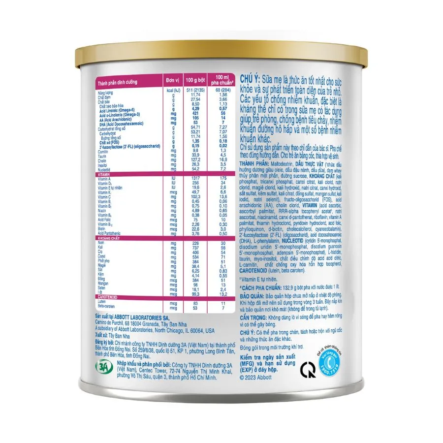 Sữa Bột Similac Total Comfort 0+ giảm nôn trớ, quấy khóc, đầy hơi ở trẻ từ 0 đến 12 tháng (360g) 2
