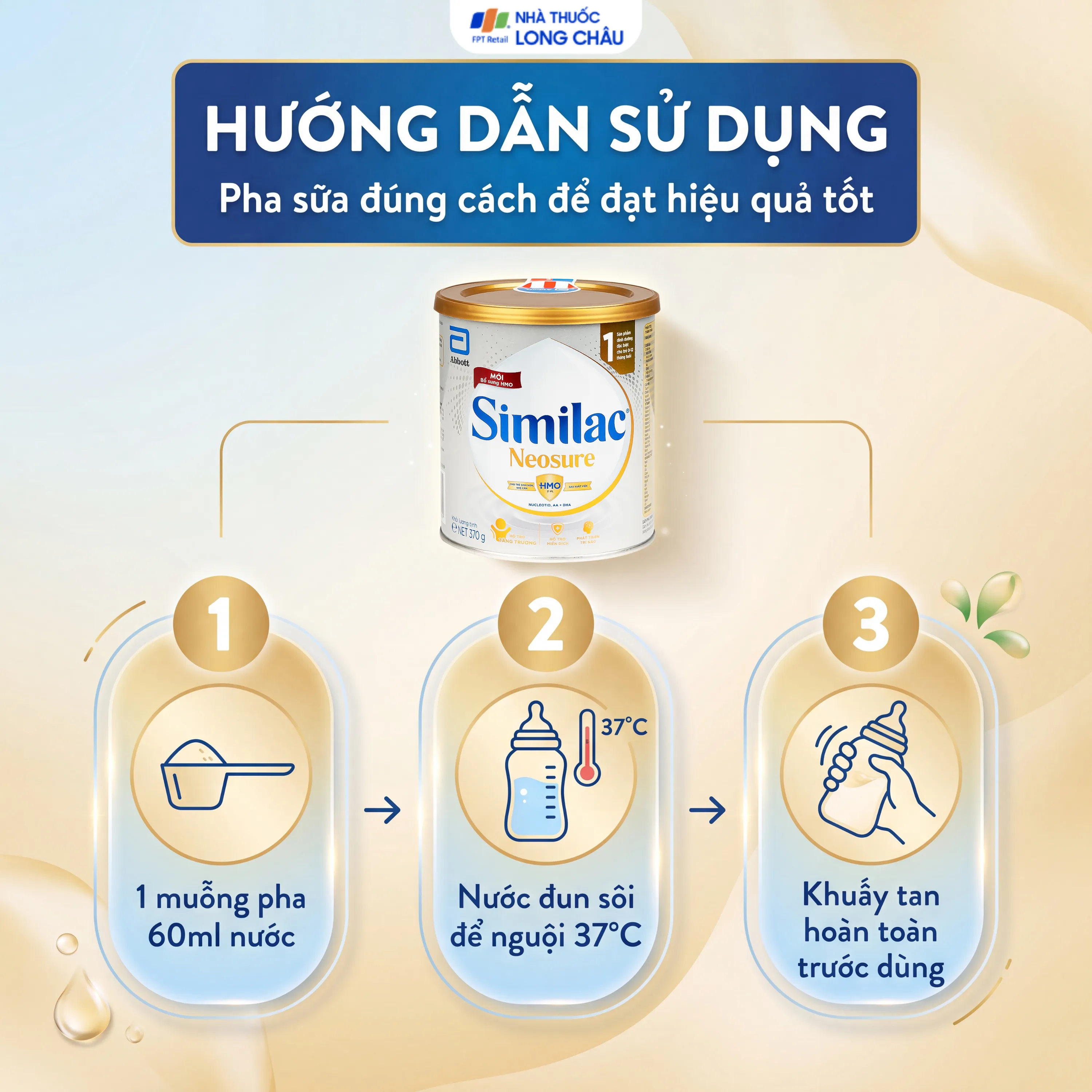 Sữa Similac Neosure hỗ trợ tăng trưởng, miễn dịch, phát triển trí não 370g (0-12 tháng) 5