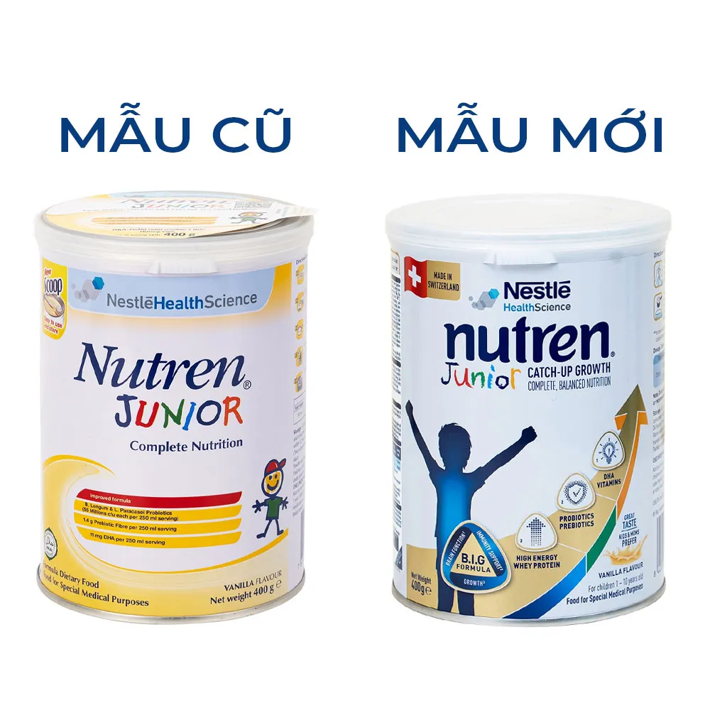SỮA CHO TRẺ SUY DINH DƯỠNG NUTREN JUNIOR 1-10 TUỔI NESTLE 800G 7