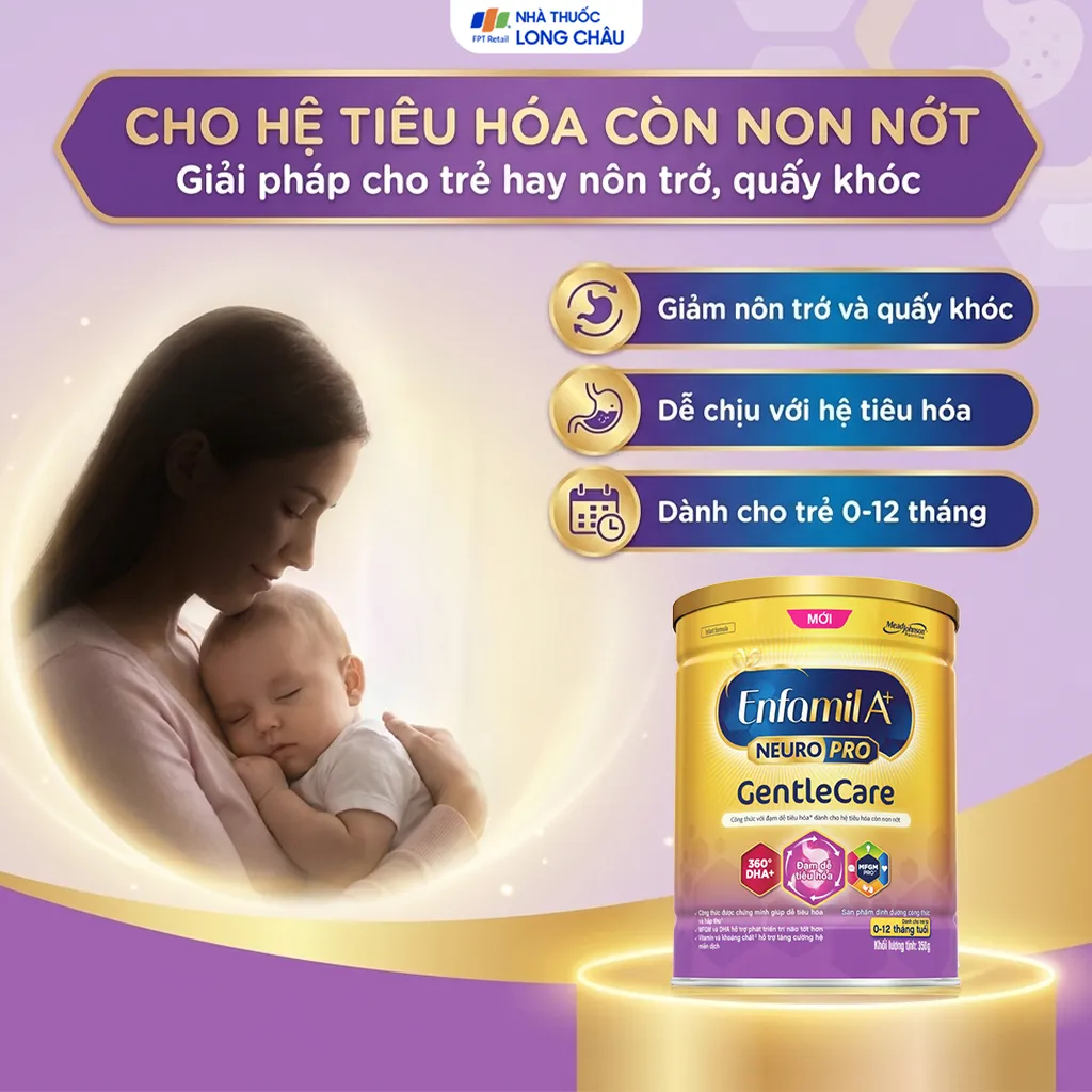 SỮA ENFAMIL A+ NEUROPRO GENTLE CARE 0-12 THÁNG 350G 5