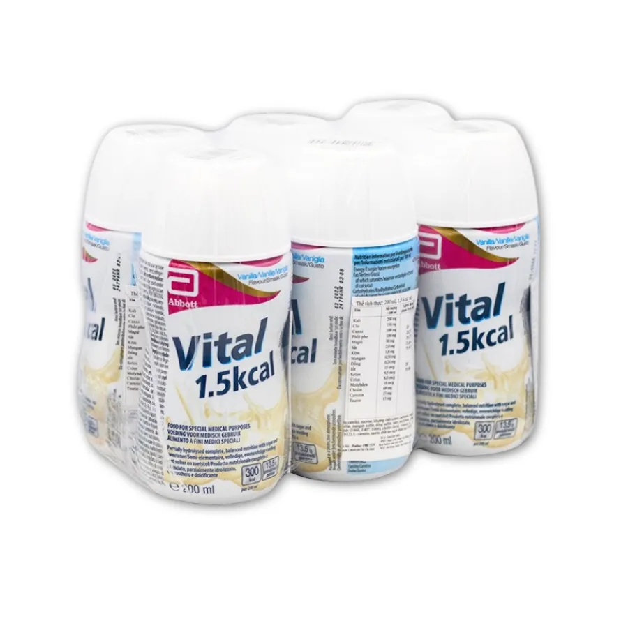 Sữa Vital 1.5kcal hương Vanilla - Giải pháp cho người suy dinh dưỡng và bệnh nhân ung thư, kém hấp thu (200ml) 2