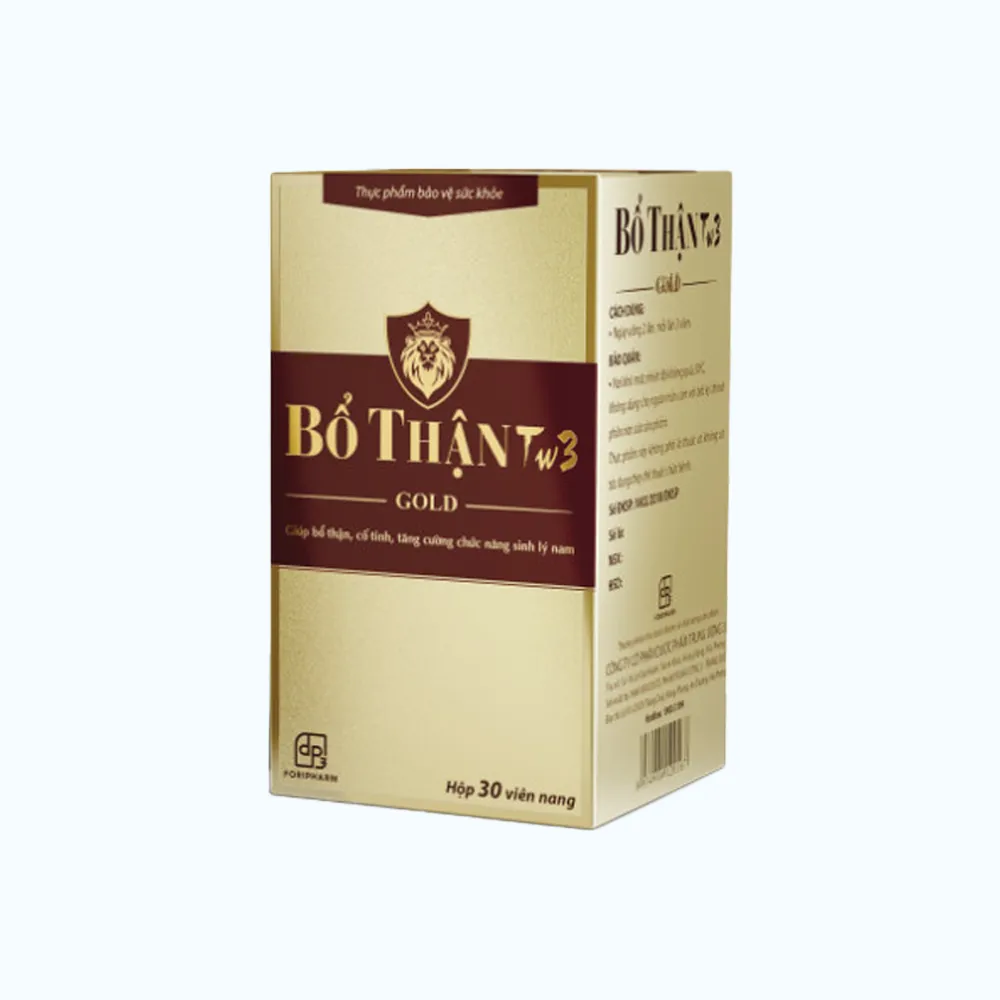 Sâm nhung bổ thận TW3 GOLD Foripharm (hộp 30 viên) tăng cường sinh lý nam 2