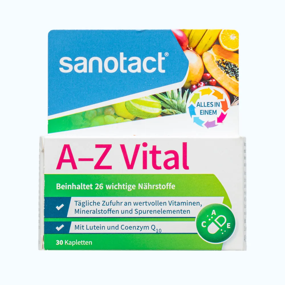 SANOTACT A-Z VITAL Hỗ Trợ Tăng Sức Đề Kháng (Hộp 30 viên) 2