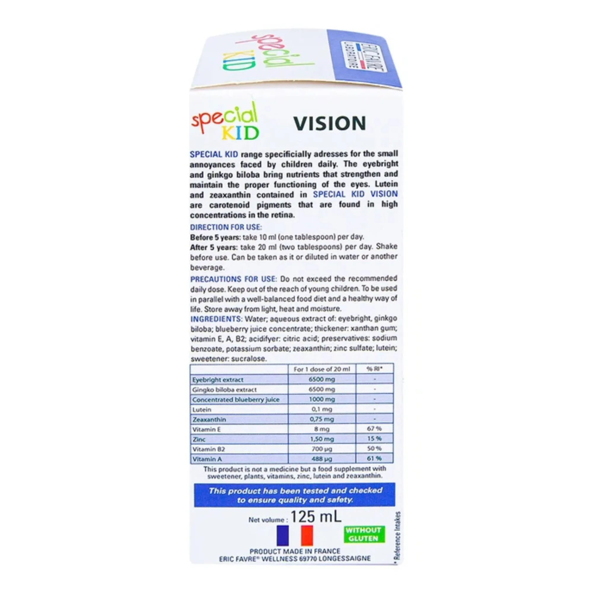 Siro bổ mắt Special Kid Vision - Bảo vệ thị lực cho trẻ em hiệu quả 4