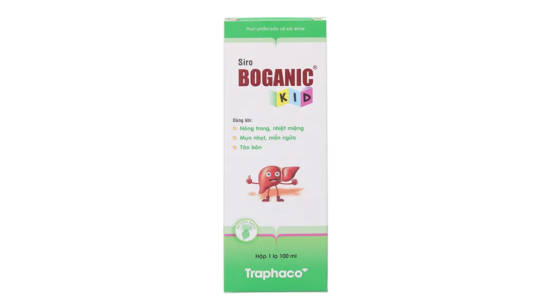 Siro Boganic Kid (Chai 100ml) giúp thanh nhiệt và hỗ trợ giảm táo bón 3