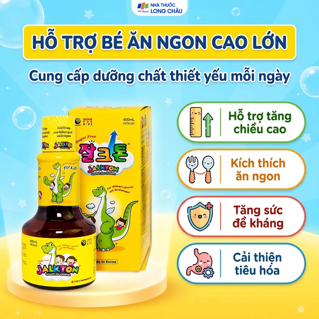 SIRO CUNG CẤP VITAMIN, KHOÁNG CHẤT JALKTON CHO-A 400ML 3