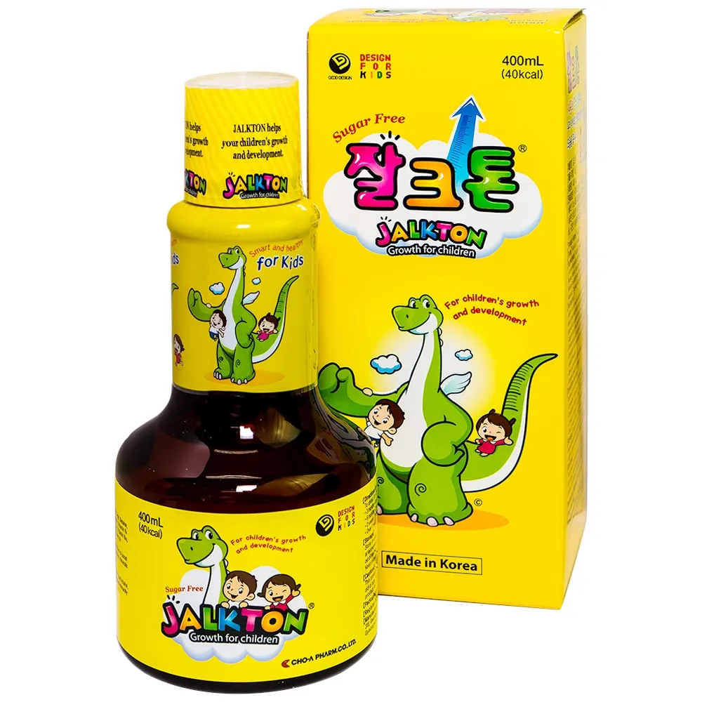 SIRO CUNG CẤP VITAMIN, KHOÁNG CHẤT JALKTON CHO-A 400ML 7