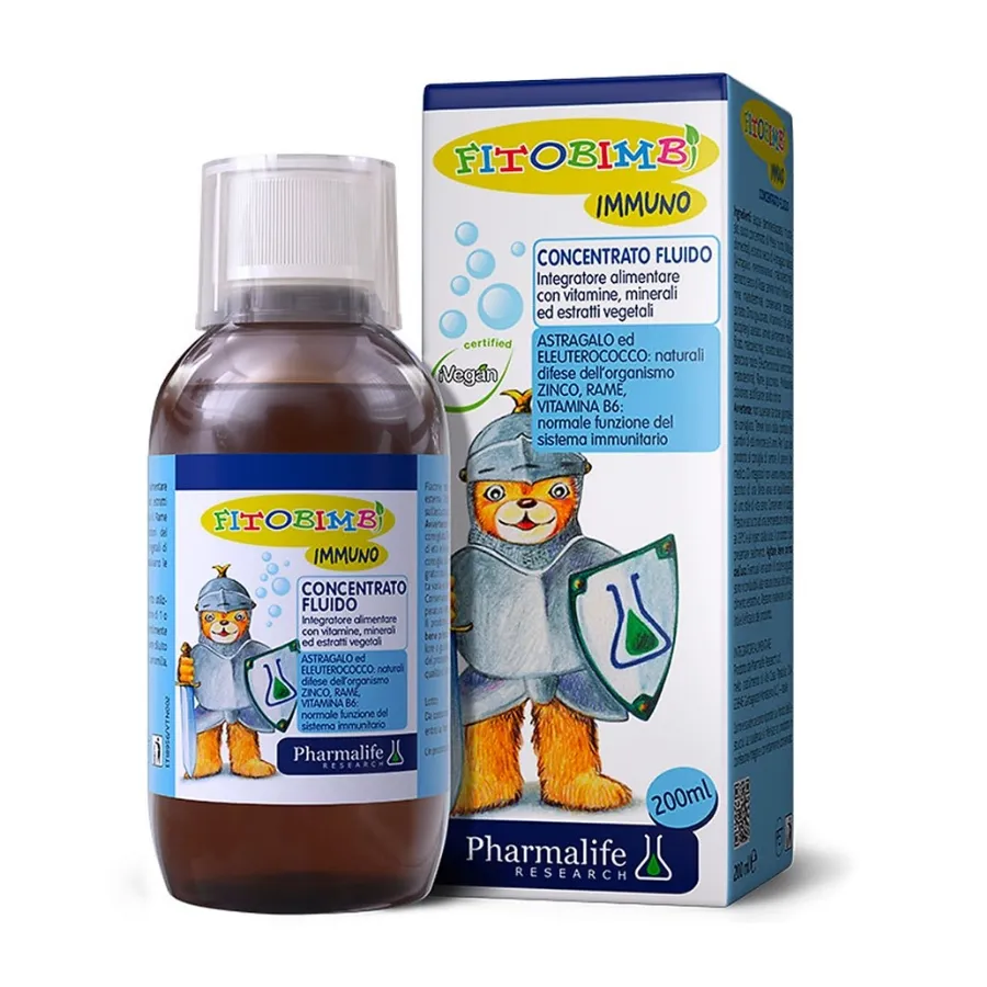 SIRO HỖ TRỢ GIÚP TĂNG CƯỜNG ĐỀ KHÁNG FITOBIMBI IMMUNO 200ML