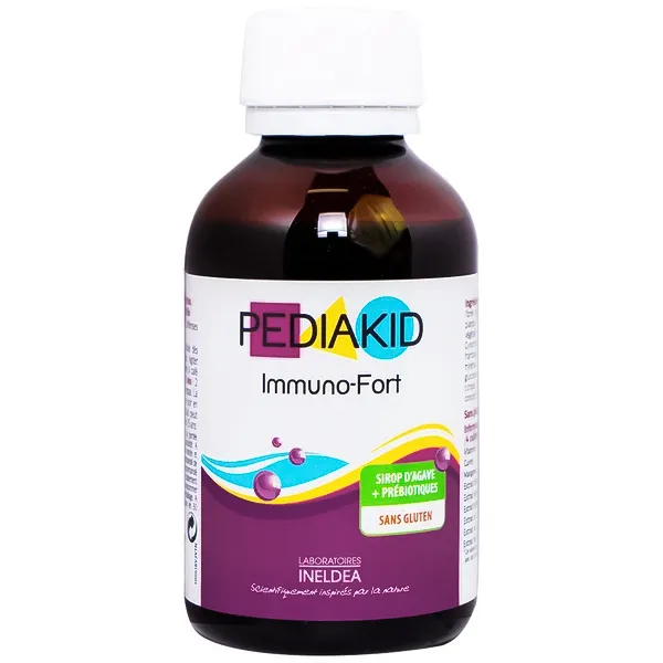 Siro Pediakid Immuno-Fort (Chai 125ml) giúp hỗ trợ sức đề kháng cho bé