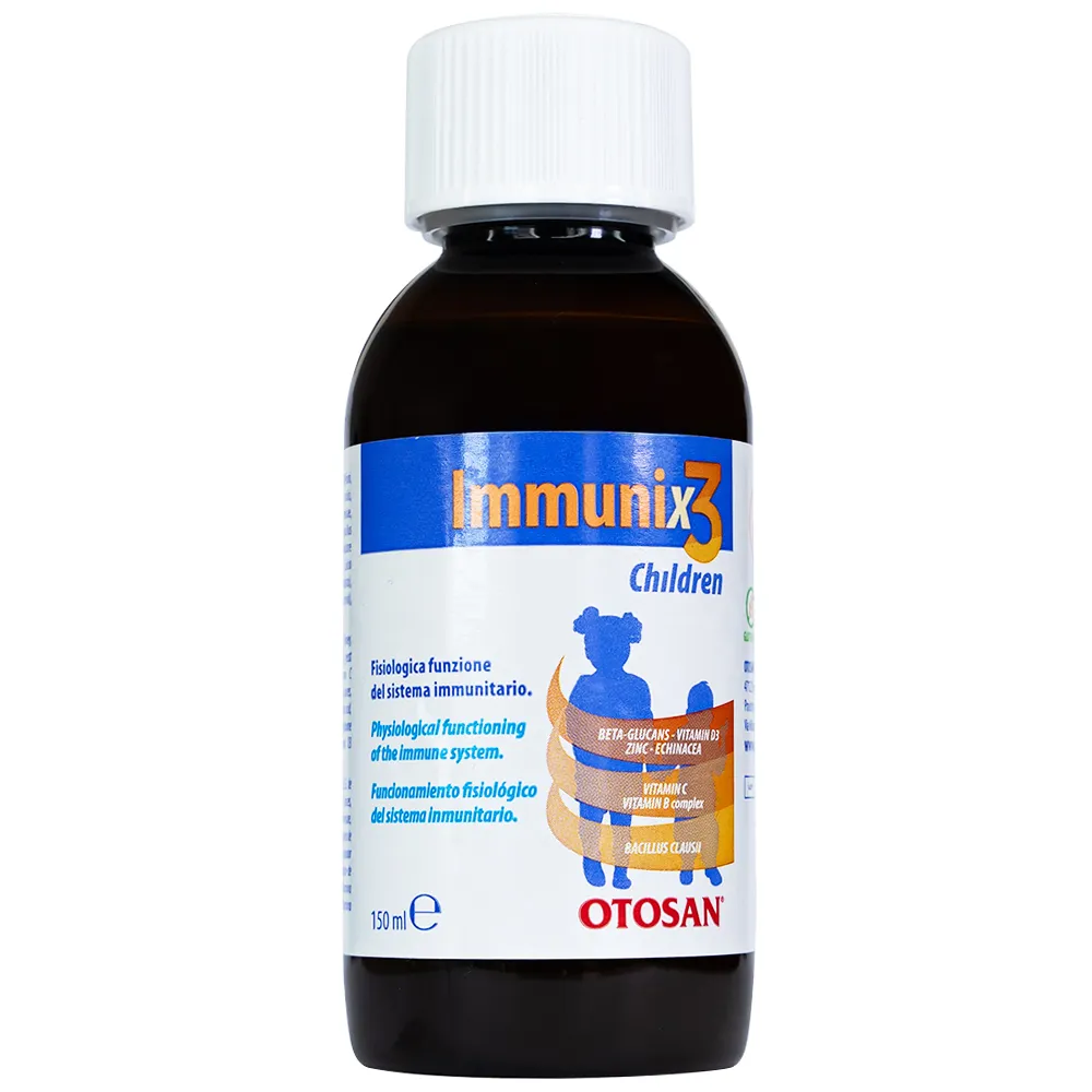 SIRO HỖ TRỢ TĂNG CƯỜNG SỨC ĐỀ KHÁNG IMMUNIX3 OTOSAN 150ML 5
