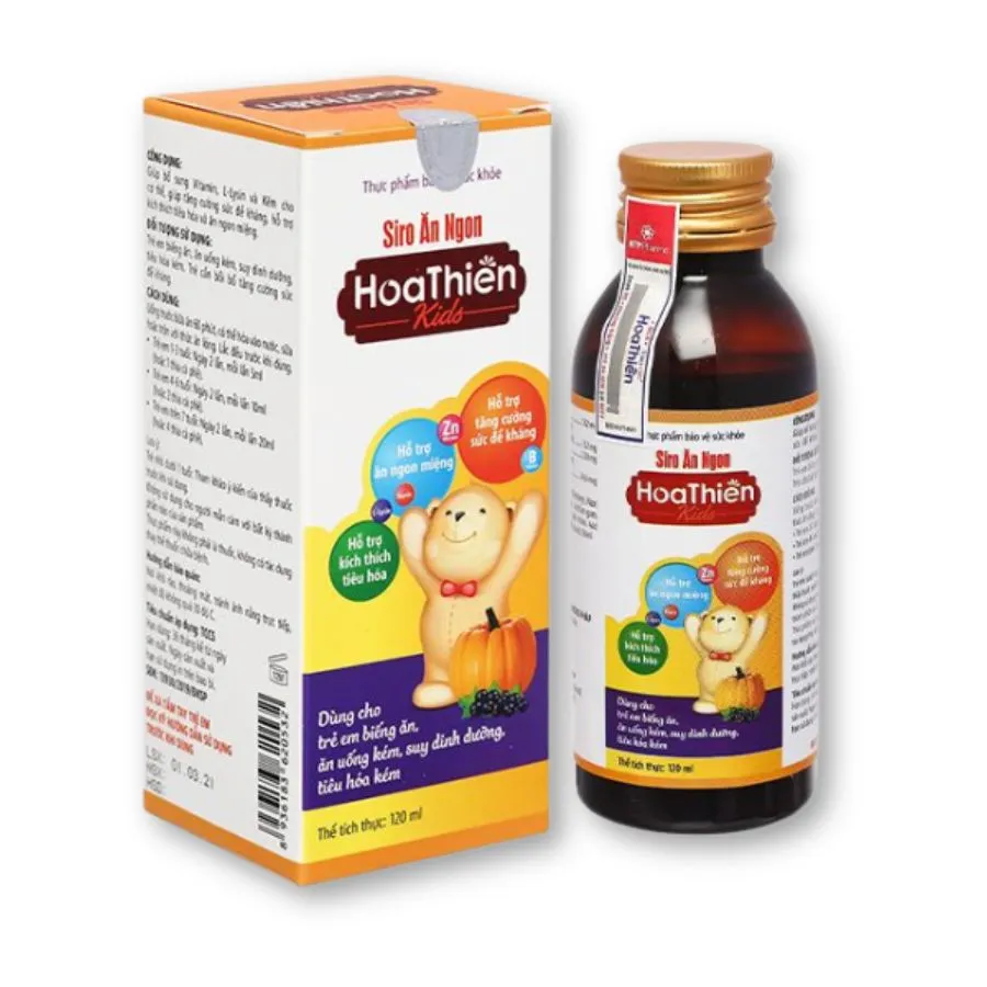 Siro Hoa Thiên Kids giúp bé ăn ngon (Hộp 120ml)