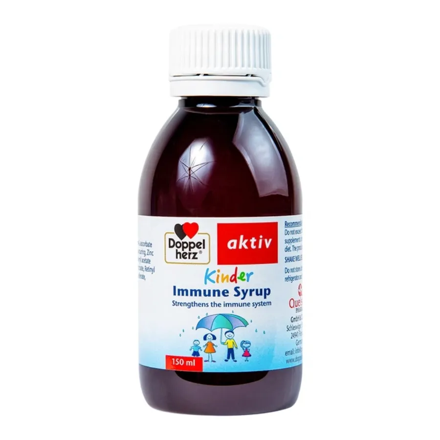 Siro Kinder Immune Doppelherz Aktiv - Tăng Cường Miễn Dịch Cho Trẻ (150ml) 2