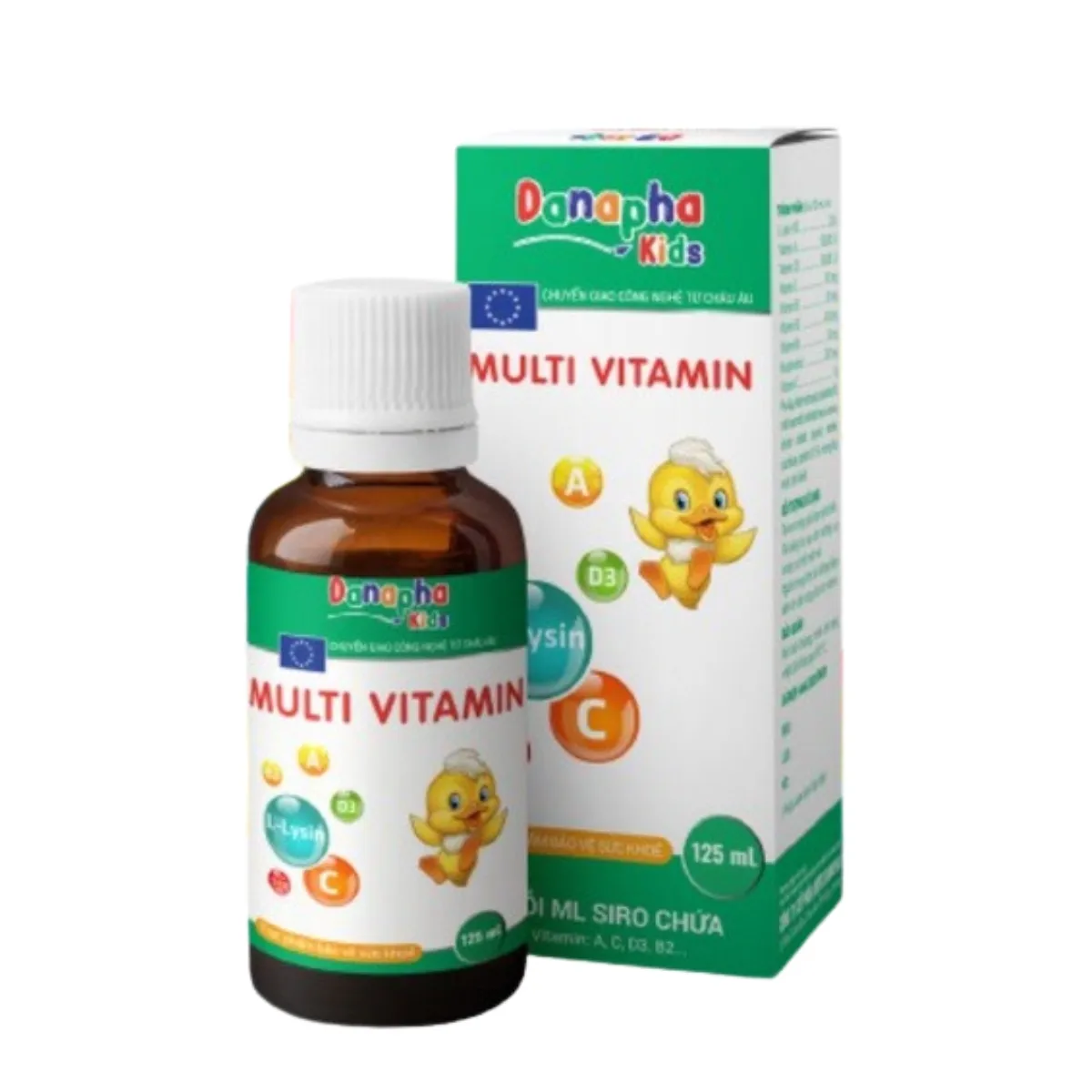 Siro Multi Vitamin DS Kids giúp ăn ngon miệng (Chai 125ml)