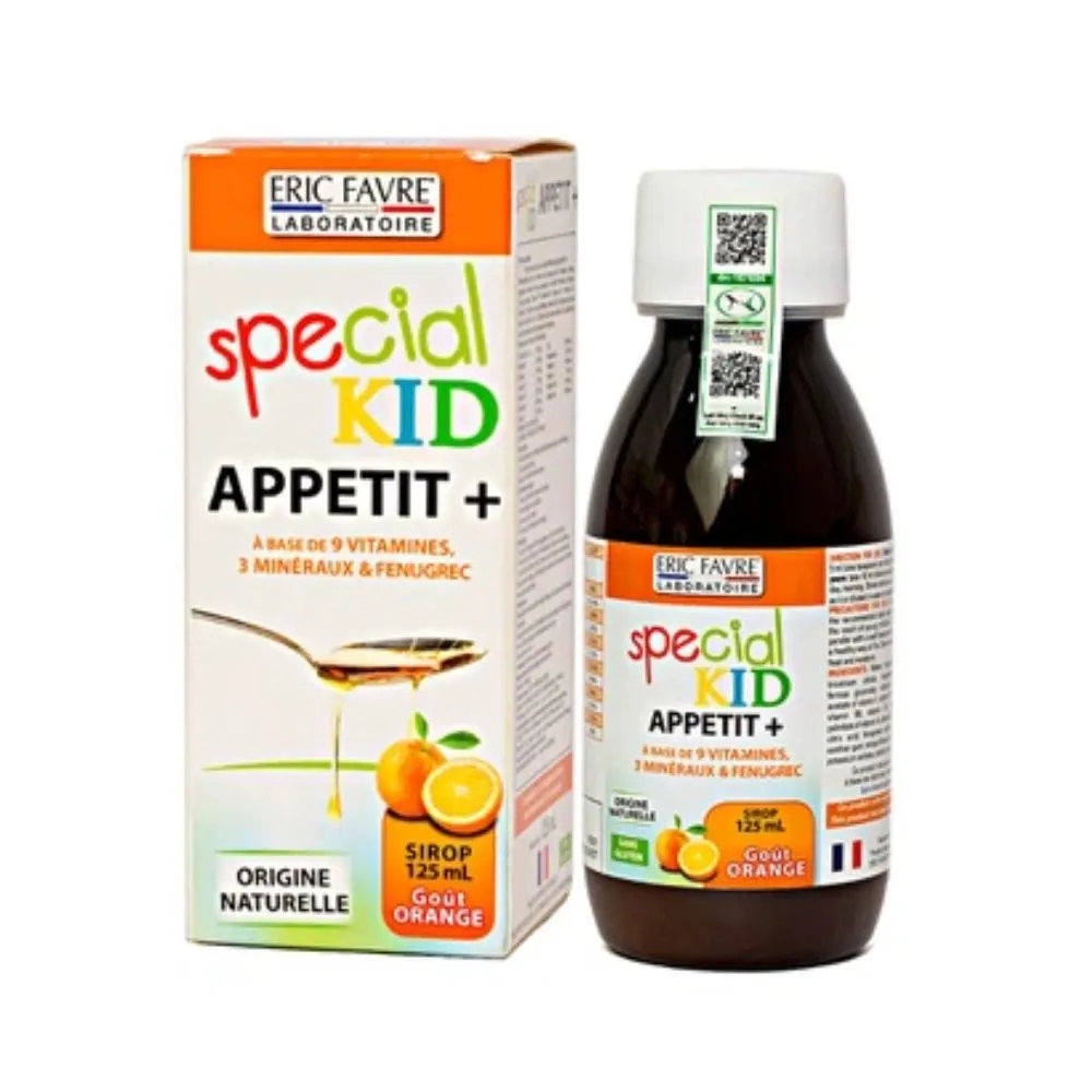 Siro Special Kid Appeti+ bổ sung các vitamin và khoáng chất, hỗ trợ tiêu hóa tốt (125ml)