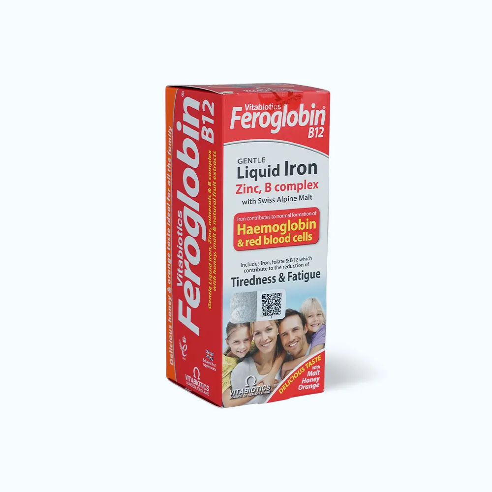 Siro Vitabiotics Feroglobin B12 Liquid (Chai 200ml) giúp hỗ trợ tạo máu 3