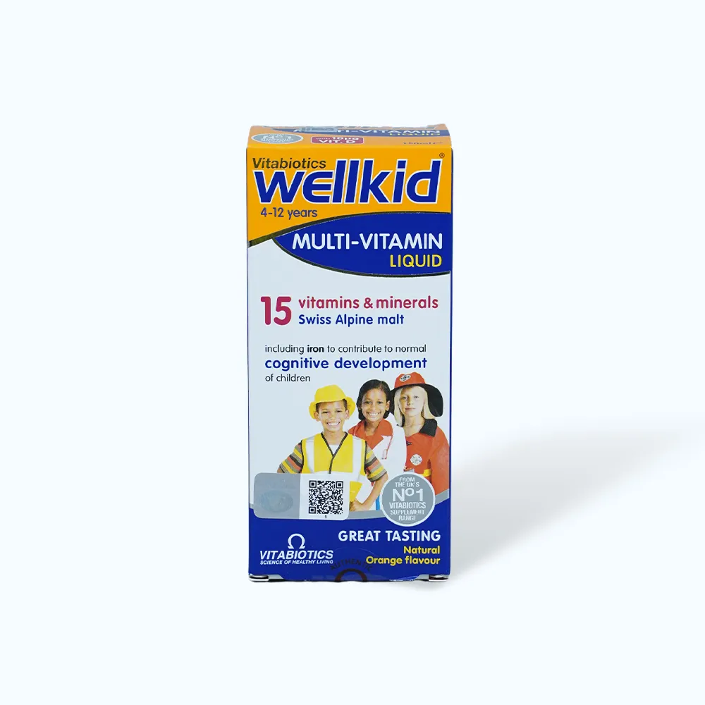 Siro Wellkid Multi-vitamin Liquid 150ml bổ sung vitamin cho trẻ em