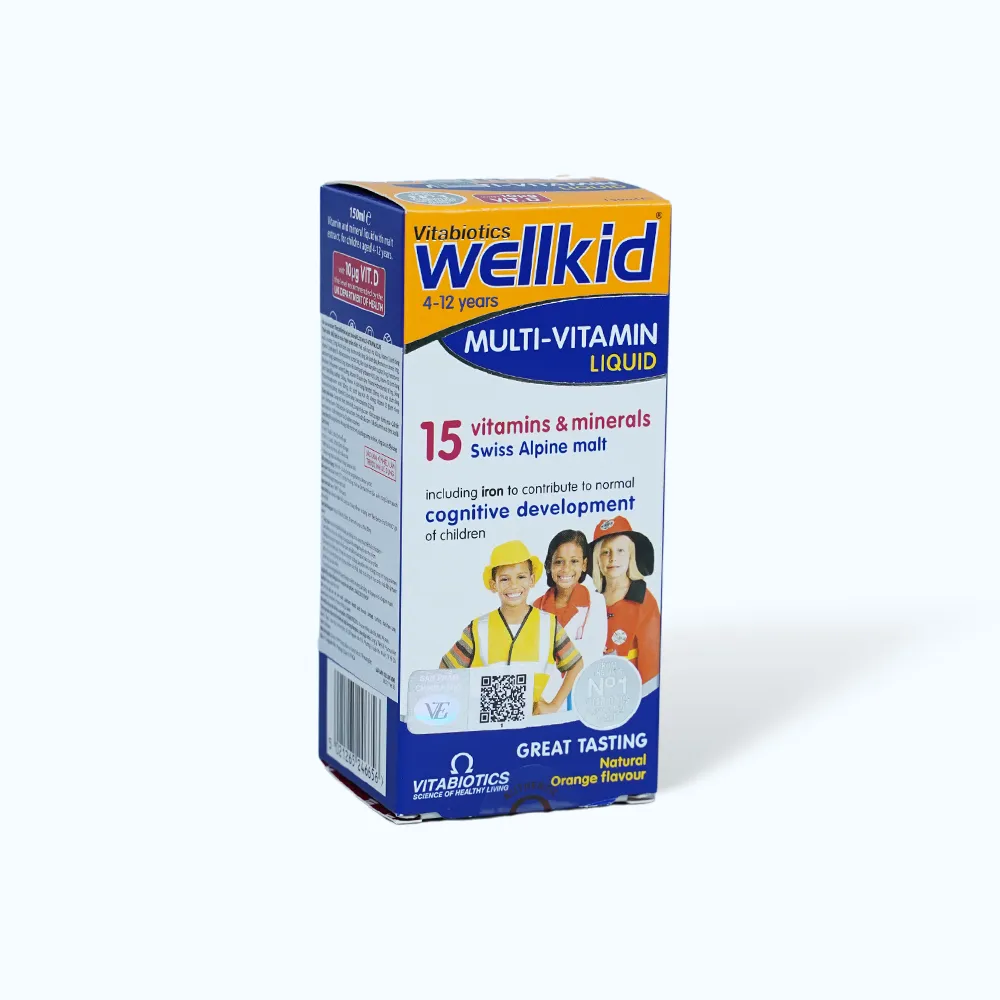 Siro Wellkid Multi-vitamin Liquid 150ml bổ sung vitamin cho trẻ em 3