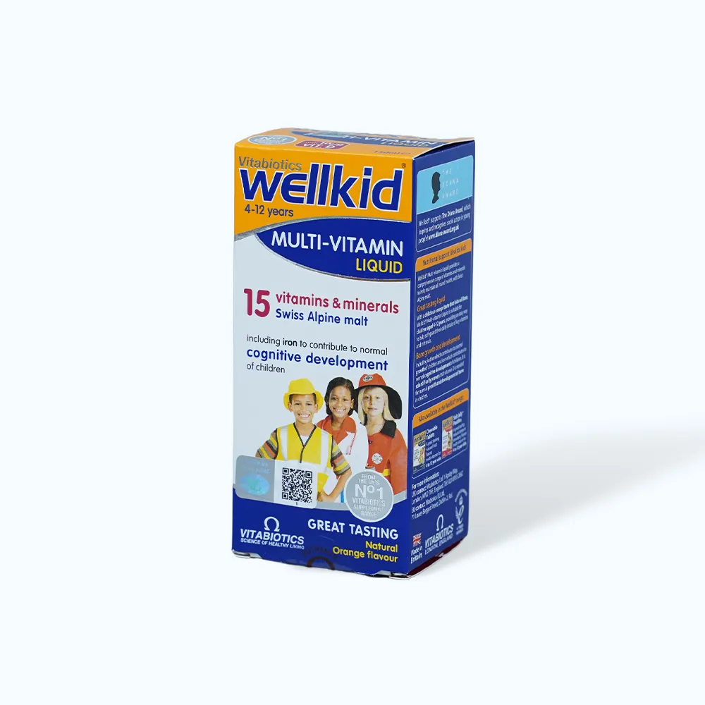 Siro Wellkid Multi-vitamin Liquid 150ml bổ sung vitamin cho trẻ em 4