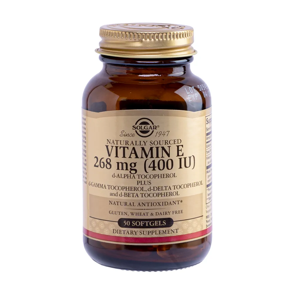 Solgar Naturally Sourced Vitamin E 268 mg (Chai 50 viên) hỗ trợ chống lão hóa 2