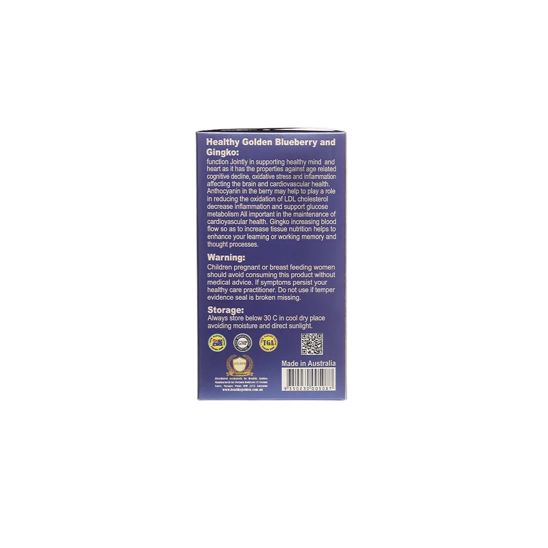 Super Brain & Heart 360mg - Viên uống tốt cho não bộ và tim mạch (100 Viên) 3