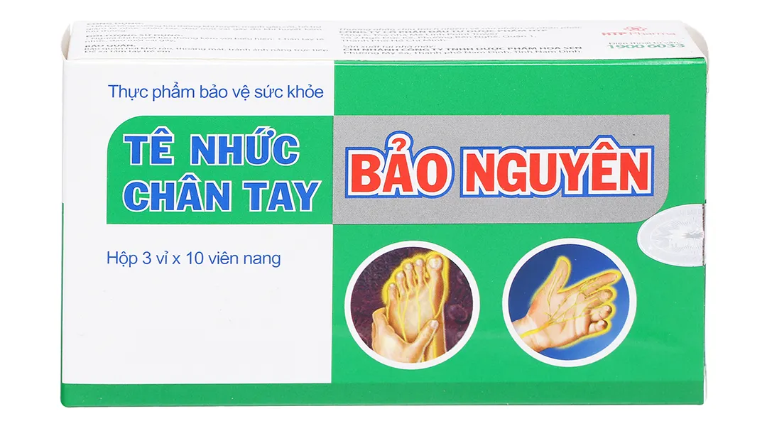 TÊ NHỨC CHÂN TAY BẢO NGUYÊN HTP 3X10 3
