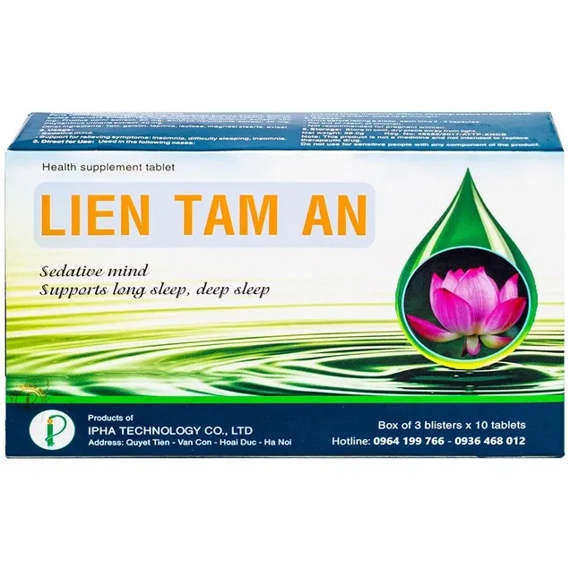 Thực phẩm bảo vệ sức khoẻ viên nén Liên Tâm An (30 Viên) 4
