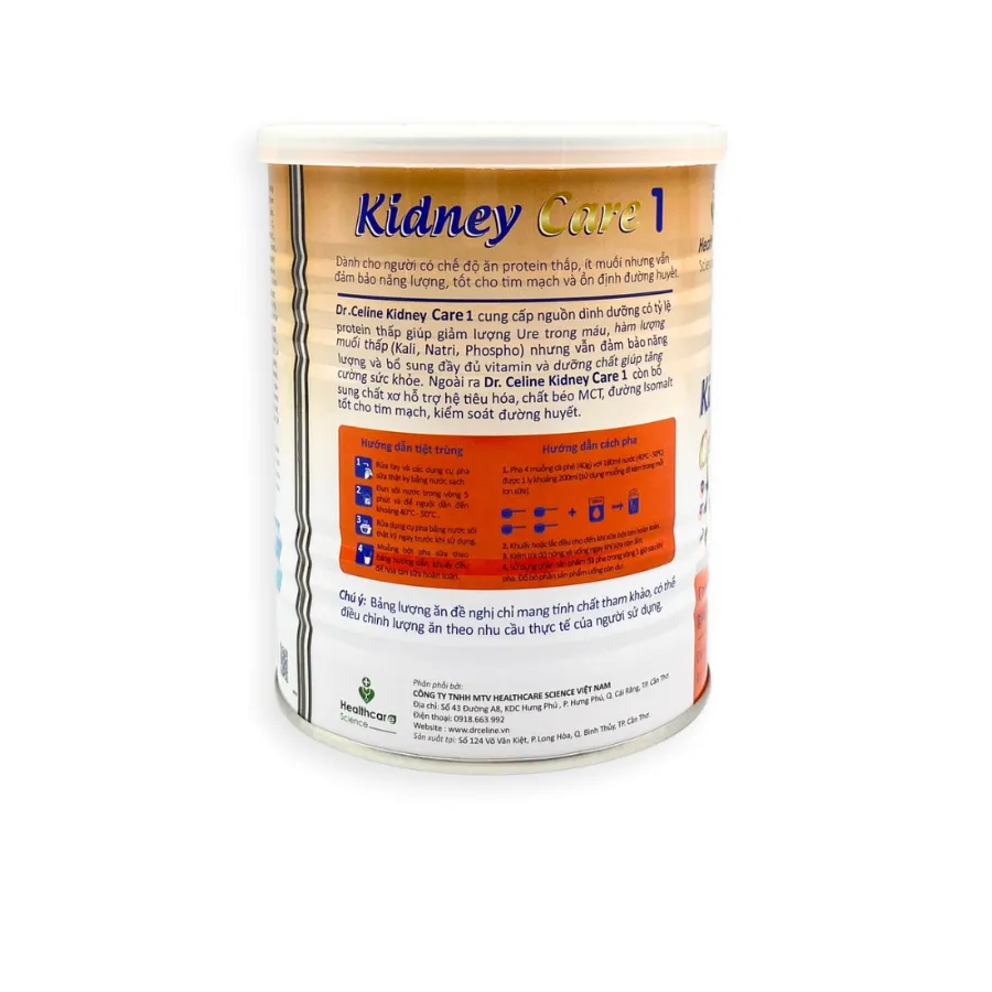 Thực phẩm bổ sung Dr. Celine Kidney Care 1 (400g) 2