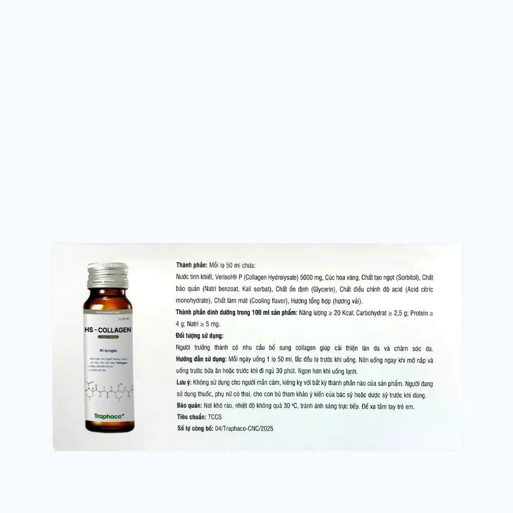 Thực phẩm bổ sung HS - COLLAGEN 5000mg 3