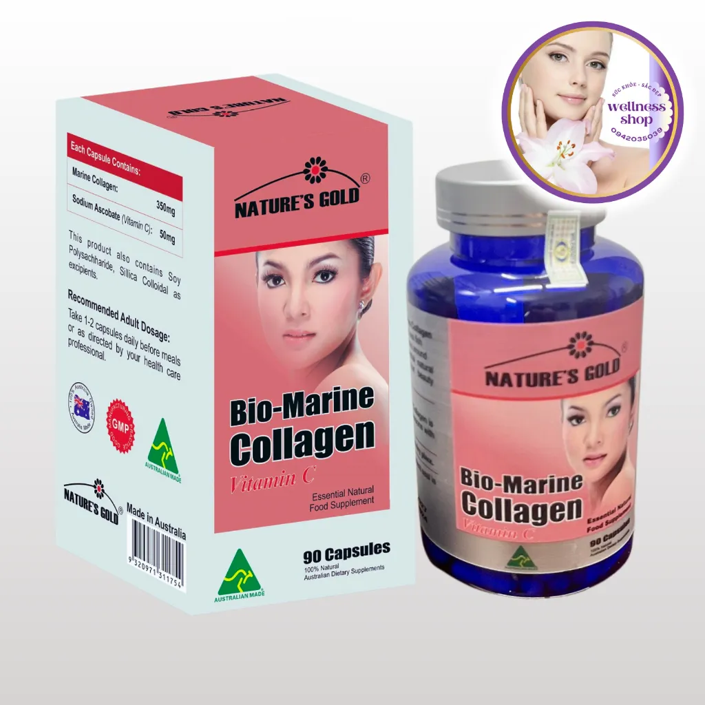 Thực phẩm bảo vệ sức khỏe: BIO-MARINE COLLAGEN + VITAMIN C (90 viên) 2