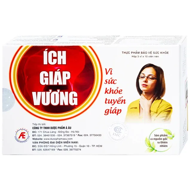 Thực phẩm bảo vệ sức khỏe Ích Giáp Vương (30 viên)