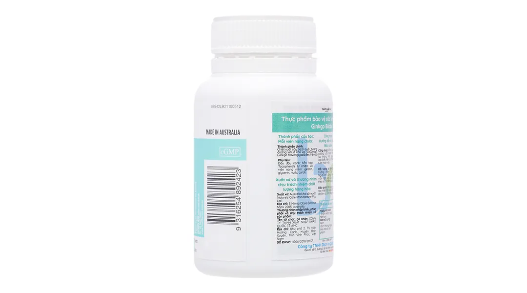 Thực phẩm bảo vệ sức khỏe: Healthy Care Ginkgo Biloba 2000 4