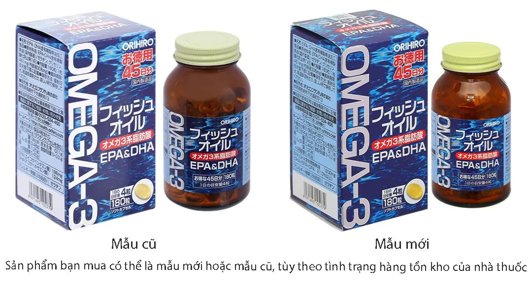 Thực phẩm bảo vệ sức khỏe: Orihiro Fish Oil 2
