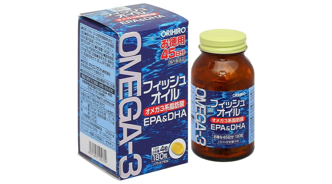 Thực phẩm bảo vệ sức khỏe: Orihiro Fish Oil 3