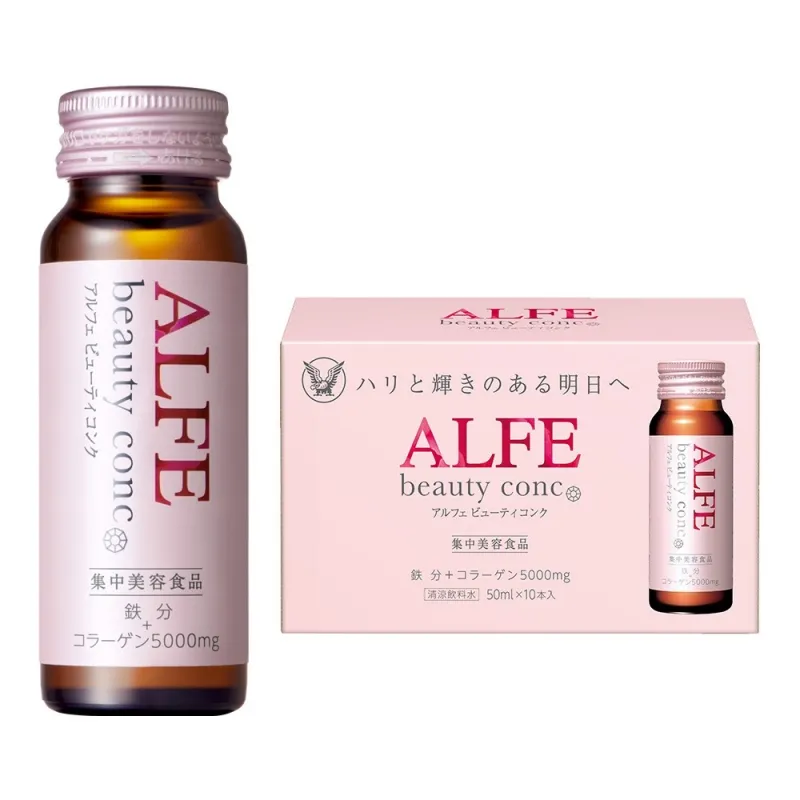 NƯỚC UỐNG BỔ SUNG COLLAGEN ALFE BEAUTY CONC TAISHO 10 CHAI X 50ML