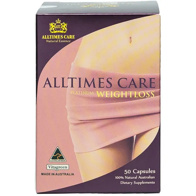 Thực phẩm bảo vệ sức khỏe Alltimes Care Platinum Weightloss (50 Viên) 2