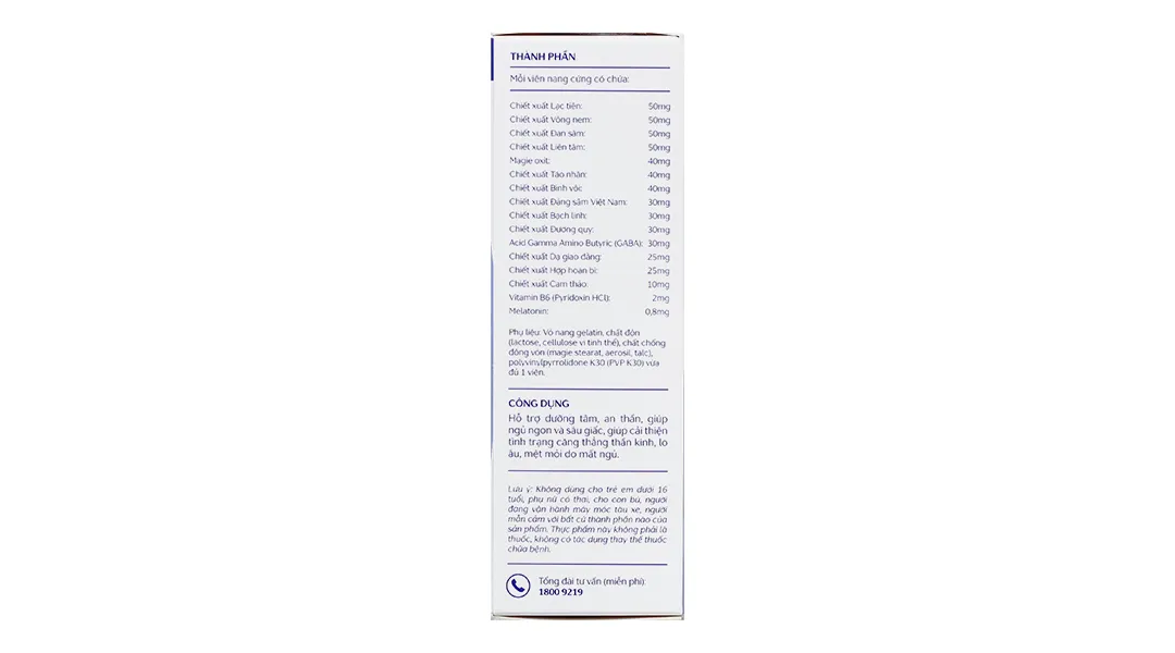 Combo 4 Thực phẩm bảo vệ sức khỏe An Tâm Ngủ Ngon Kawa 5