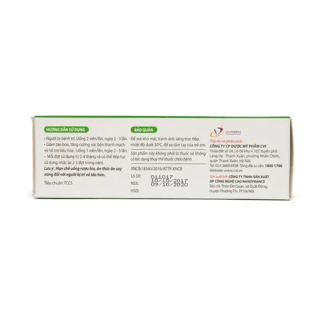 Thực phẩm bảo vệ sức khỏe Antrinano Plus (30 Viên) 2