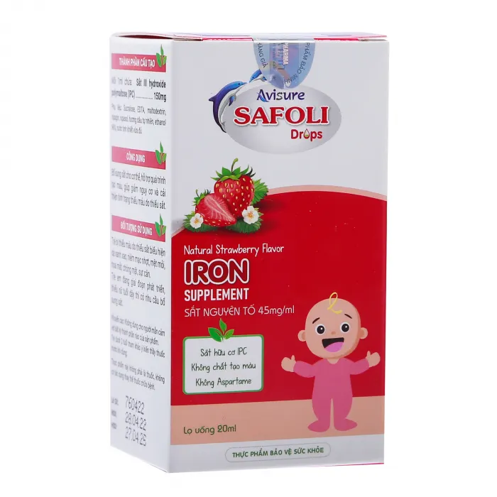 Thực phẩm bảo vệ sức khỏe Avisure Safoli Drops 2