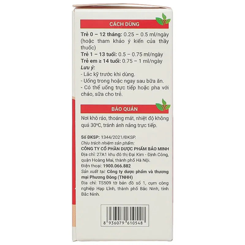 Thực phẩm bảo vệ sức khỏe Avisure Safoli Drops 3