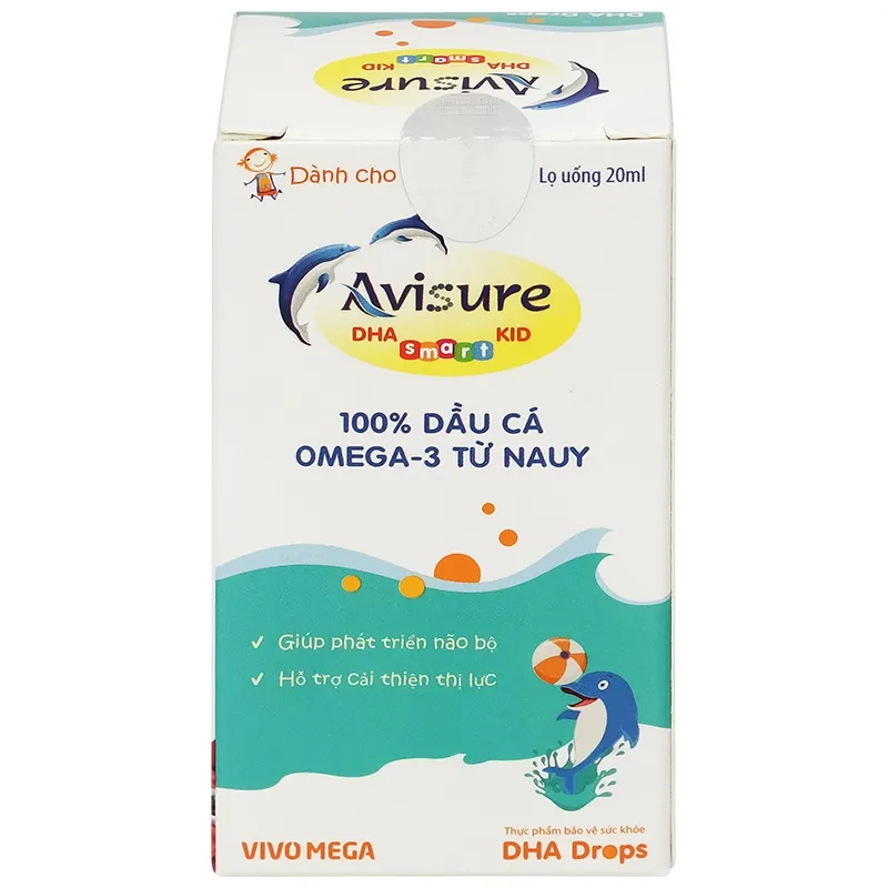 Thực phẩm bảo vệ sức khỏe Avisure DHA Smart Kid (lọ 20 ml) 3