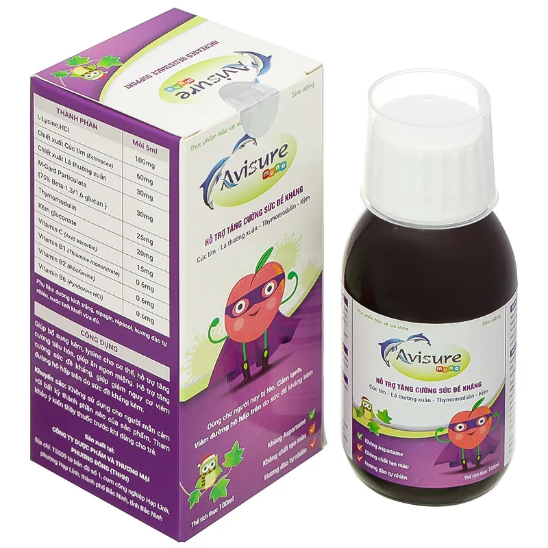 Thực phẩm bảo vệ sức khỏe Avisure Muno (100ml) 2
