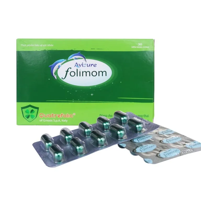 Thực phẩm bảo vệ sức khỏe Avisure Folimom (30 viên) 2